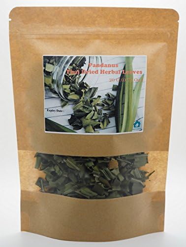 Pack of 1 x 20 G. or 0.71 Oz. Screw Pine Screwpine PANDANUS Thai Dried Herb Leaves Fragrant Pandan HEALTHY DRINK By mewinshop