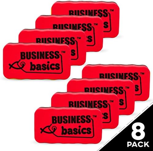 Best Magnetic Dry Erase Whiteboard Eraser 8 Pack Set For Dry Erase Pens and Markers- Perfect for School Classroom Kids Room Teachers Parent Home &amp; Office - Perfect Gift for Teachers