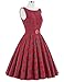 Belle Poque Classy Tea Length Dress Sleeveless Prom Party Dress Floral-23 L BP02
