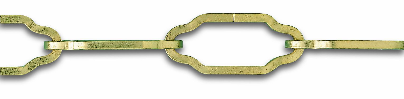 Chapuis LVBL36 Cathedral Chandelier Chain 10 kg Diameter 2 mm Length 1.5 m Brass-Plated Steel