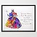 Dignovel Studios 8X10 Glinda the Good Witch Wizard of Oz Inspired Watercolor print illustrations art home decor wall art N426