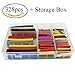 HiLetgo 328PCS Heat Shrink Tubing 2:1Wire Cable Wrap Assortment Electric Insulation Tube Kit 5 Color 8 Size