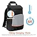 Elantrip 30 CAN Waterproof Backpack Cooler Insulated Leakproof with Ice Pack Heavy Duty Cooler Bag for Lunch Picnic Hiking Camping Beach Day Trips, Black and Graythumb 4