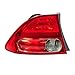 Left Rear Tail Light Assembly Drivers Side Compatible with 2006-2008 Honda Civic HO2800165 HO2800166 HO2801165