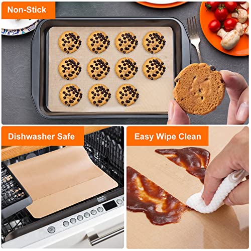Silicone Baking Mat Roll 12IN x 10FT Non Stick Heat Resistant Food Grade Baking Mats, No Slip