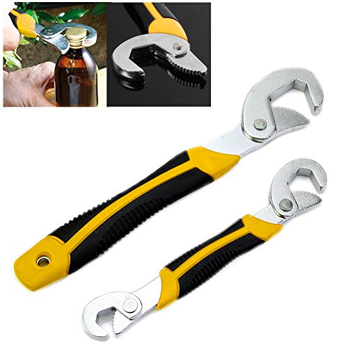 FAMI New 2PC Snap'N Grip 9-32mm Adjustable Wrench Spanner Universal Quick Multi-function