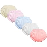 Baby Diaper Covers for Girls Newborn Soft Cotton Ruffle Bloomers Toddler Underwear