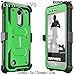 COVRWARE Aegis Series case for Aristo 3/Aristo 2/Aristo/Fortune/Fortune 2/Rebel 2/4/Zone 4 Built-in Screen Protector Heavy Duty Full-Body Rugged Holster Armor Case Belt Clip Kickstand, Green
