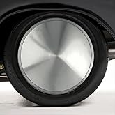 Set of Four 15' Polished Stainless Steel Hubcap Wheel Covers (Push-on)