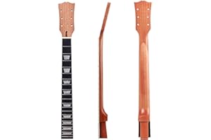 Ogdni 22 Fret Guitar Neck Mahogany Rosewood Fingerboard for Lp Electric Guitar Neck Replacement