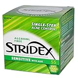 Stri-Dex Daily Care Sensitive With Aloe Pads 55 Each