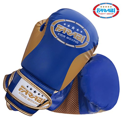 Kids Boxing Gloves Sparring Training Bag Pad Mitts Kick Boxing Martial Arts Juniors (8oz) Buy
