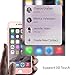 F-color Rose Gold Apple iPhone 7 Screen Protector Tempered Glass with Rose Gold Alloy Metal Frame, Full iPhone 8 7 Screen Cover HD Clear 3D Round Edge, 4.7 Inch Rose Gold