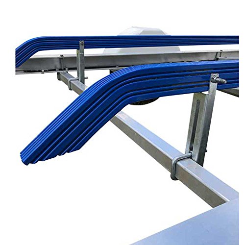 Roxom 5 Foot Boat Trailer Bunks with 45 Degree Bends. Ribbed Plastic