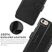 iPhone 8 Case, iPhone 7 Wallet Case, SHIELDON Premium Genuine Leather [Slim] Flip Case with [Card Slot] [Magnetic Closure] Stand Function Folio Flip Book Case Cover for iPhone 7 / iPhone 8 - Black