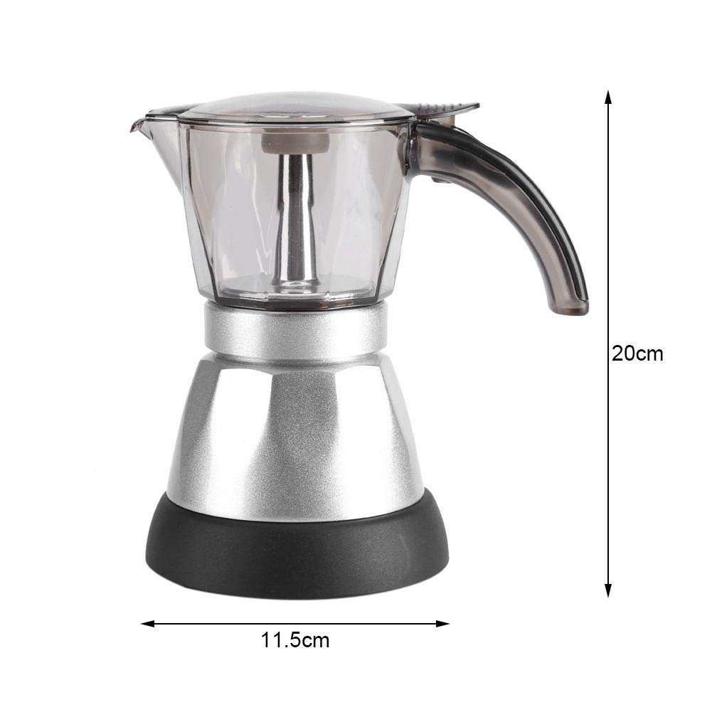 Alloy Classic Electric Desmontable Espresso Coffee Maker Stove Moka Pot