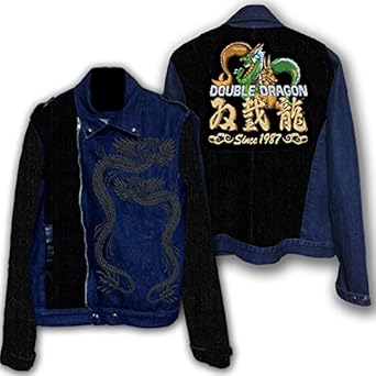 ダブルドラゴン-双截龍- ライダースジャケット (L)