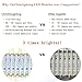 ChiChinLighting 100 Pieces (20 pcs x 5 Packs) - 12 Volt LED Module - SMD LED Chip - Super Bright - IP65 Waterproof (Cool White)