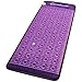 Far Infrared Amethyst Mat + Natural Agate Gems - FIR Heat - Negative Ion - Red Light Photon Therapy - 10Hz PEMF Bio Magnetic Pulsation - FDA Registered Manufacturer - Purple (Midsize 59