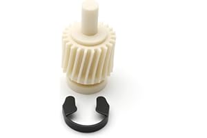 23 Tooth White Speedometer Speedo Gear with Clip for 1986–1998 Ford Mustang T5 & T45 Transmissions – Corrects Speedometer for