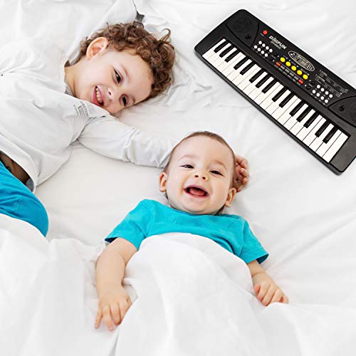 aPerfectLife 37 Keys Piano Keyboard for Kids Multifunction Portable Piano Electronic Keyboard Music Instrument for Kids Early Learning Educational Toy