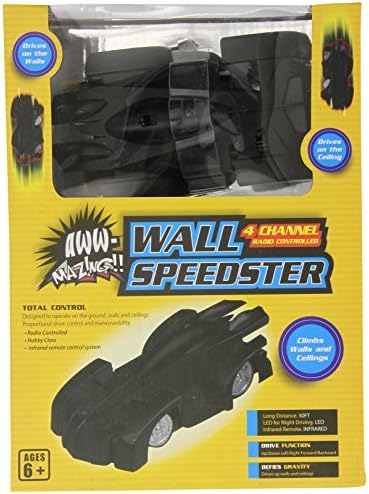 AWW! 4 Channel Remote Control RC Wall Driving Speedster Racecar