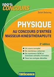 Physique au concours d'entrée masseur-kinésithérapeute