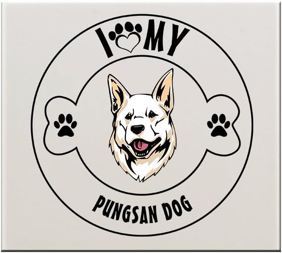 Amazon 豊山犬i Love Paw My 6 X6 セラミックタイルbacksplashアクセント壁画 タイル