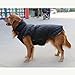 Kuoser Waterproof Dog Coat, Reversible Dog Jacket for Small Dogs, Adjustable Durable Doggie Winter Coat Warm Cozy Puppy Cold Weather Apparel from Small to Large Breed, Green S