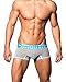 Croota Mens Underwear, Low-Rise Boxer Brief, Satin Accented Waistband, NE01M