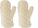 Update International 13 Inch Terry Cloth Oven Mitt Heat Resistant to 600 Degrees F Set of 2