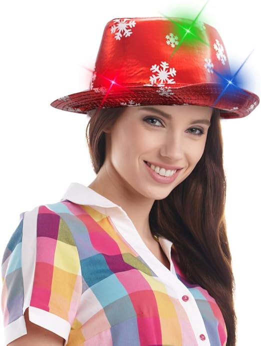 christmas fedora hats