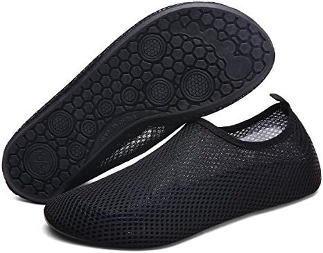 Sintiz Mesh Water Sports Shoes Barefoot Quick-Dry Aqua Socks for Swim Beach Pool Surf Yoga for Women Men