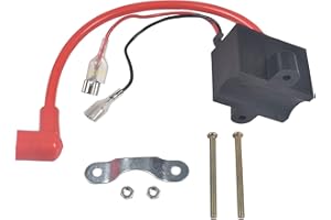 AKSGKGQ High Performance CDI Ignition Coil fit 49cc - 50cc 60cc 66cc 80cc 2-stroke Engine Motor Motorized Bicycle Bike With Mounting Parts