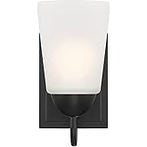 DESIGNERS FOUNTAIN Malone Outdoor Light Fixture, 9.25 Inch Exterior Wall Lantern Sconce for Front Door, Patio and Porch, Matt