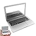 AStorePlus Macbook Air Style Mirror Mini Portable Notebook Creative Make up Mirror, Silver
