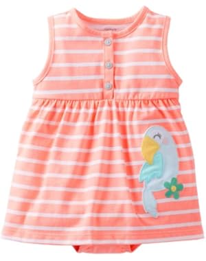 Baby Girls' Striped Sunsuit