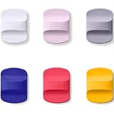 SOEOR Magslider 6 Pack Replacement for YETI Magnetic Lids (White, Cherry Blossom,Light gray,Offshore Blue, Bimini Pink, Alpine Yellow)