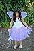 Purple Fairy Princess Tutu Costume Set For Girls Dress up and Ballet Dance (S 1-2 Yrs Old)