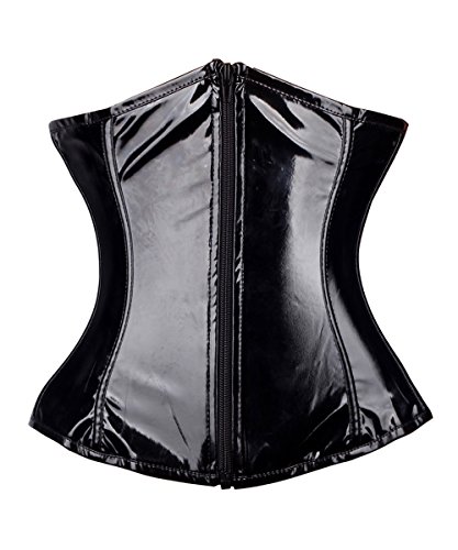 Womens Lace Up Boned Plus Size Pvc Vinyl Gothic Waist Desertcart