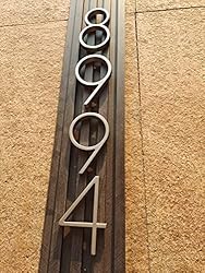 Floating House Numbers, 5 Inch Modern House