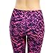 SOUTEAM Womens Yoga Leggings with Pocket, Lightweight Fitness Pants, Purple & Pink, Medium