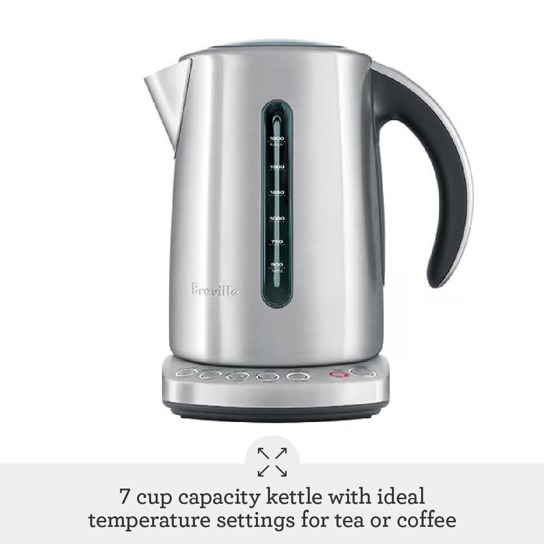 Breville BKE820XL IQ Kettle Calentador de agua, 7 tazas, acero inoxidable cepillado