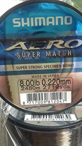 Shimano Aero Match QP Fishing Line 2480m 0.22mm 8LB