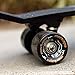 Merkapa Complete 22 inch Cruiser Skateboard for Youth, Beginners (Black)