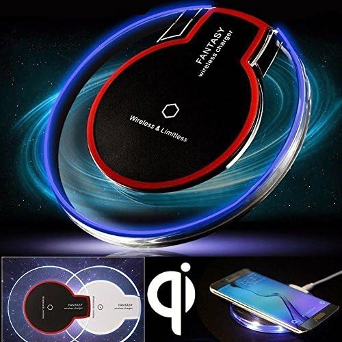 For iPhone X 10 8/8 Plus+ Portable Wireless Charger Power Qi Charging Pad Mat Clear