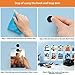 Vkey 1000pcs (500 Pair Sets) 20mm Diameter Sticky Back Coins Self Adhesive dots Tapes Black-Delivery by FBA