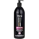 Tahe Gold Protein Protective Shampoo for Dull, Color-Treated or Highlighted Hair with Anti-Frizz Effect, 1000ml