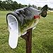 Rivers Edge Products Largemouth Bass Fish Mailbox for Outside of Residential Home, Rural Mailbox Constructed of Metal with a Plastic Overmold, UV Resistant, Includes Tamper Resistant Mounting Hardware