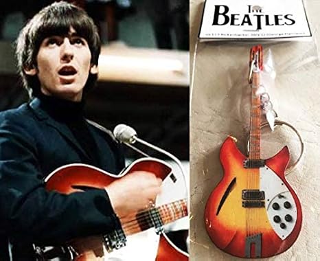 Llavero de guitarra Rickenbacker 360/12 Fireglo George Harrison The Beatles